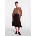 thumbnail image 3 of Scenario Women's and Women's Plus Tie Waist Midi Skirt, Sizes XS-4X, 3 of 6