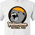 thumbnail image 4 of Inktastic Yellowstone Growling Bear T-Shirt, 4 of 5
