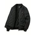 thumbnail image 3 of Men's Multi-pocket Padded Bomber Jacket, Casual Warm Wear For Fall And Winter, 3 of 5