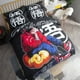 thumbnail image 4 of Juego de ropa de cama de Dragon Ball Goku, Sábana de Cuatro piezas, funda de almohada sólida, colcha de lino, tamaño Queen y King, accesorios de cama, 4 of 4