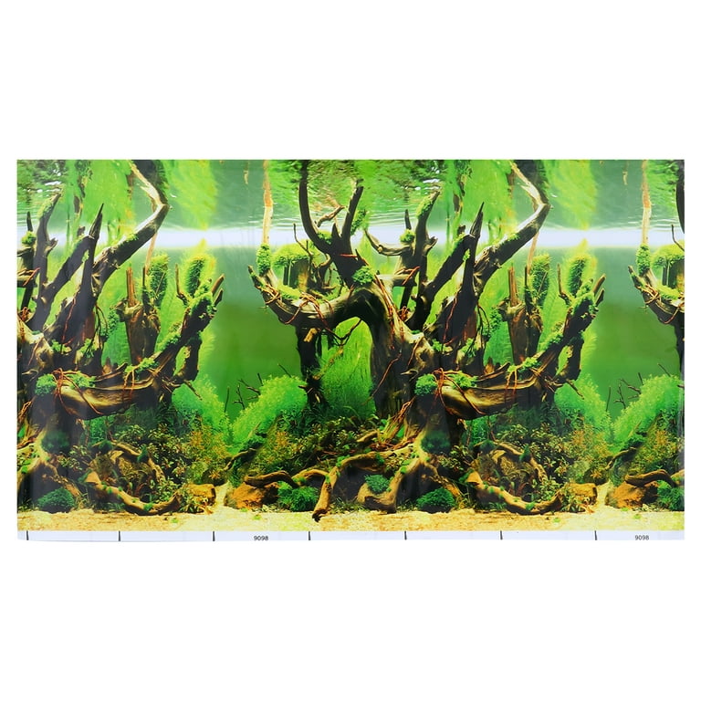 NUOLUX Fish Tank Sticker Background Adhesive Backdrop Aquariums