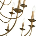 thumbnail image 2 of 42688-48 Livex Lighting Estate - 21 Light Extra Large Chandelier-44 Inches Tall and 42 Inches Wide-Antique Gold Leaf Finish, 2 of 13