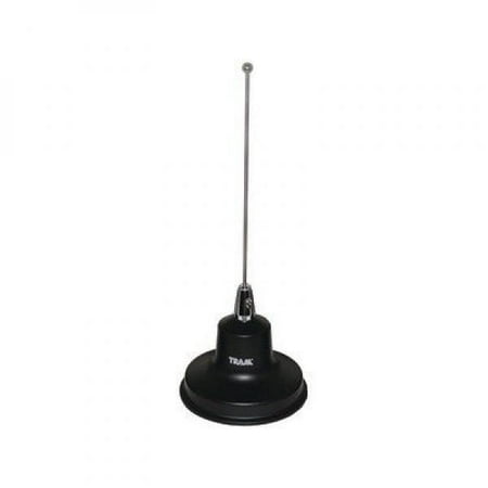 Lmr Land Mobile Radio - Tram 1154 Black VHF Land Mobile and Ham Radio Magnet 5/8 Wave Pre-Tuned 140-175 MHz Antenna for Motorola Kenwood Icom Vertex Blackbox HYT Hytera Mobile Radios Kit With PL-259
