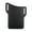 Black, variant on Porfeet Men Outdoor Belt Waist Bag Faux Leather Case Pouch Cell Phone Card Holder Cover,Black