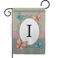 thumbnail image 2 of Breeze Decor 80139 Butterflies I Monogram 2-Sided Impression Garden Flag - 13 x 18.5 in., 2 of 2