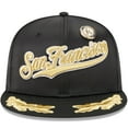 thumbnail image 2 of Men's New Era  Black San Francisco Giants 2025 59FIFTY Day Gold Leaf 59FIFTY Fitted Hat, 2 of 5