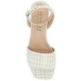 thumbnail image 5 of Journee Womens Adleey Tweed Flat Sandals, 5 of 10