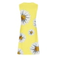 thumbnail image 5 of Enjoytime Casual Summer Dresses for Women Printed Round Neck Casual Suspender Dress Sleeveless Sundress, 5 of 5