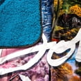 thumbnail image 2 of Manta de forro polar Sherpa de Bob Ross de Surreal Entertainment, 2 of 8