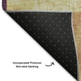 thumbnail image 5 of Addison Rugs Mayfield Premium Machine Washable Traditional Geometric Gold Rectangle Rug, 10' x 14', 5 of 7