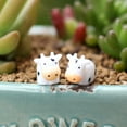 thumbnail image 5 of TNOBHG Mini Cow Decor Miniature Cow Figurines Set of 20 Resin Cattle Models for Fairy Garden Dollhouse Decoration, 5 of 8