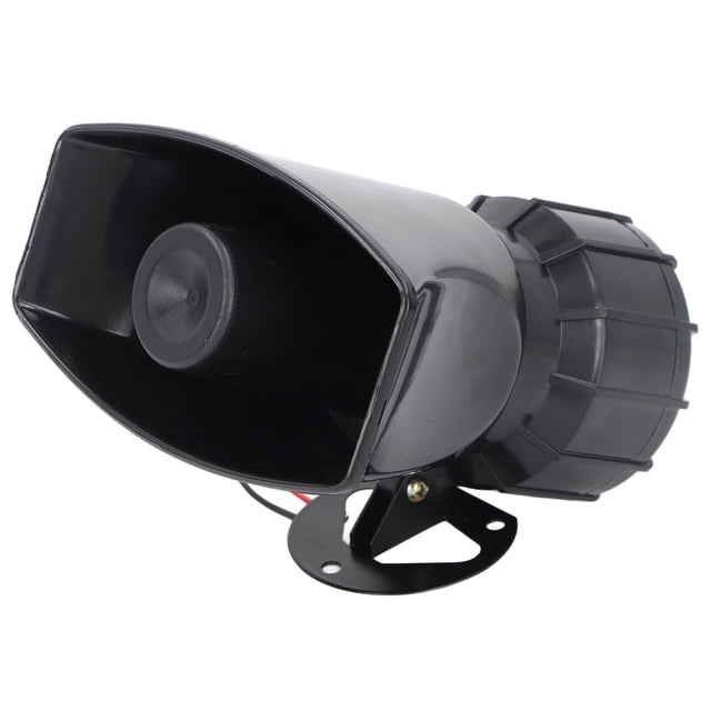 Alarma Eléctrica Para Exteriores, Sirena De Bocina Con Cable De Alta Potencia De 130DB 60W Con Dos Sonidos Para Coche, Camión, Timbre De Casa, Seguridad Interior Y Exterior