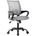 thumbnail image 1 of BestOffice Office Chair Mesh, Lumbar Support Modern Executive Task Rolling Swivel, Grey, 1 of 7