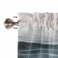 thumbnail image 5 of Kitchen Curtains and Valances Set, Rod Pocket Window Valance 18 Inch Window Curtain Panels for Living Room Bedroom Laundry, 27.5x36in, 3 Pieces, 5 of 7