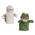 thumbnail image 1 of Tachiuwa Peluches d'Animaux de Zoo Jouets Éducatifs pour Jeu de Rôle Spectacle 2+ Ans Grenouille Tortue, 1 of 9