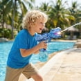 thumbnail image 3 of Red Electric Water Gun, Automatic Squirt Blaster with Rechargeable Battery, Leak-Resistant for Backyard Play, 3 of 7