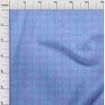 thumbnail image 3 of oneOone Cotton Silk Medium Blue Fabric Geometric Lines Sewing Craft Projects Fabric Prints By Yard 42 Inch Wide, 3 of 4