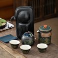 thumbnail image 1 of Portable Kung Fu Tea Set for Travelers, Japanese Outdoor Quick Cup, Holiday Gift, 1 of 4