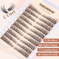 thumbnail image 4 of Kit de extensiones de pestañas TOOCHUNAG Clusters Lash 180 piezas, 4 of 7
