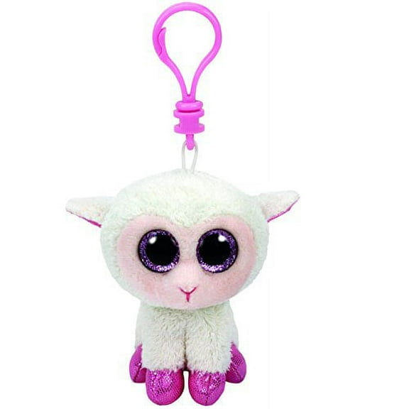 Ty Beanie Boos Twinkle the Lamb Clip With Glitter Eyes