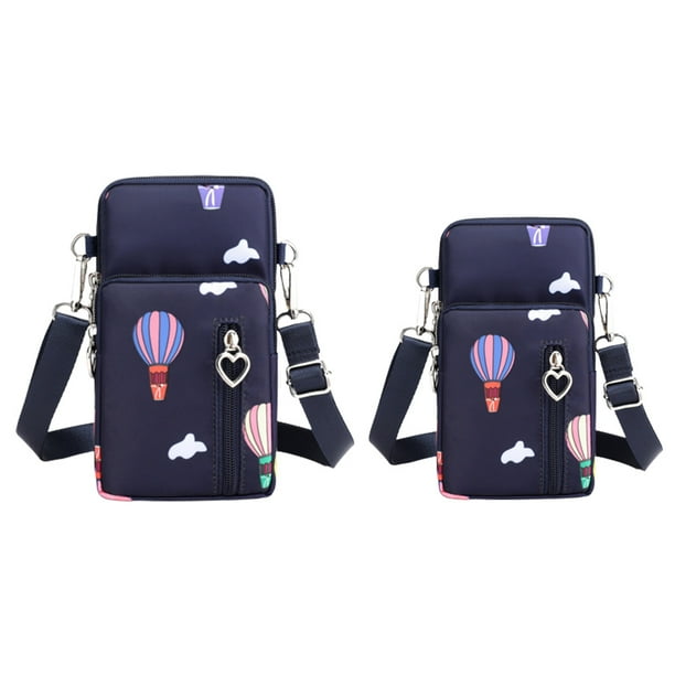 2 uds., bolso para teléfono, monedero, bolso cruzado, bolsillos ligeros, bolso deportivo para brazalete, 19*10*6cm + 17*9*5cm MFZFUKR BST3052587-4