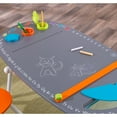 KidKraft Wooden Chalkboard Art Table with 2 Stools, Bright