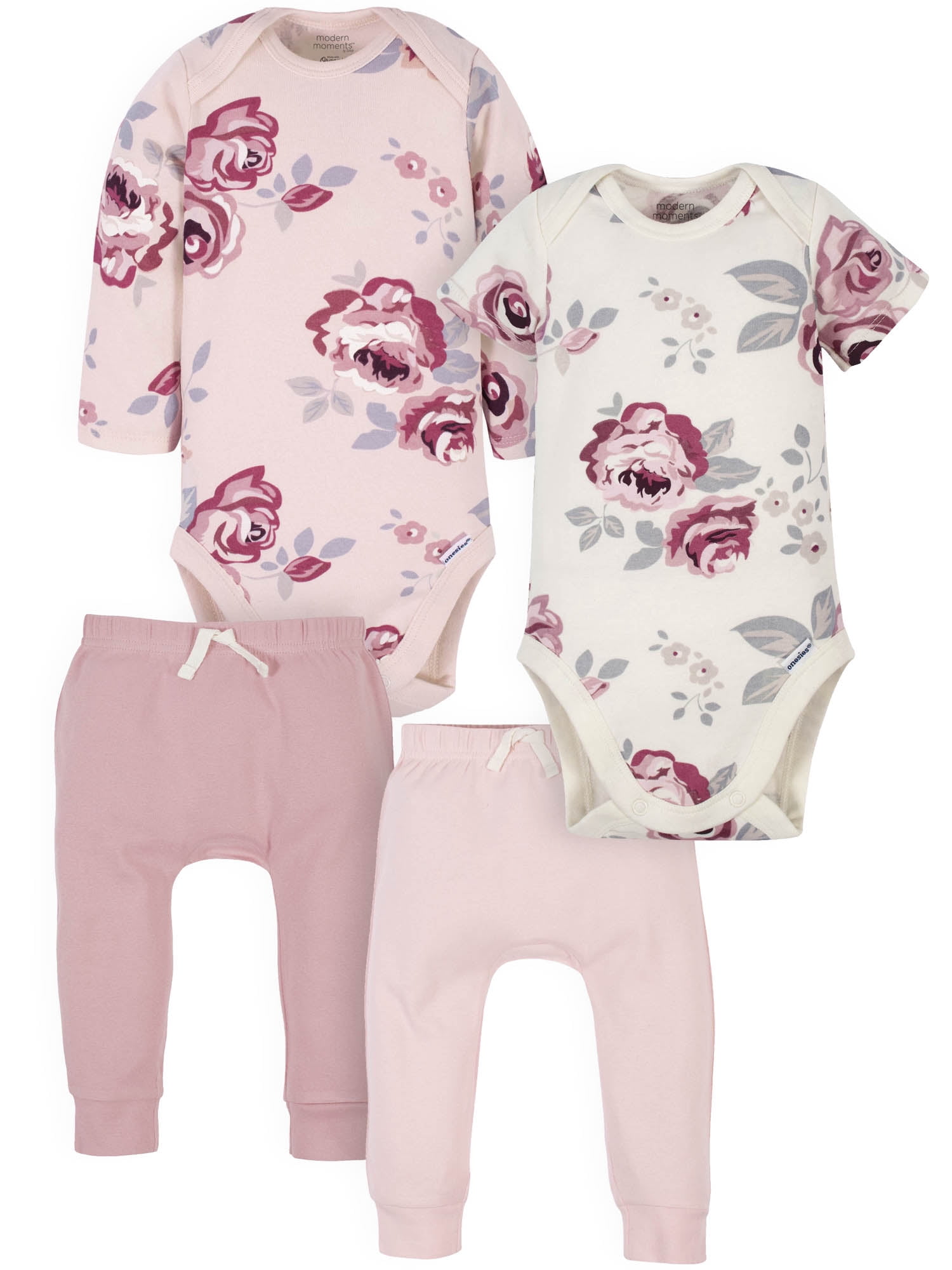 Modern Moments Modern Moments by Gerber® Baby Girl Onesies® Bodysuits