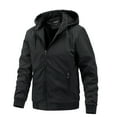 thumbnail image 1 of Styesk Vestes pour Hommes Veste Fine Décontractée Coupe-Vent à Capuche, 1 of 8