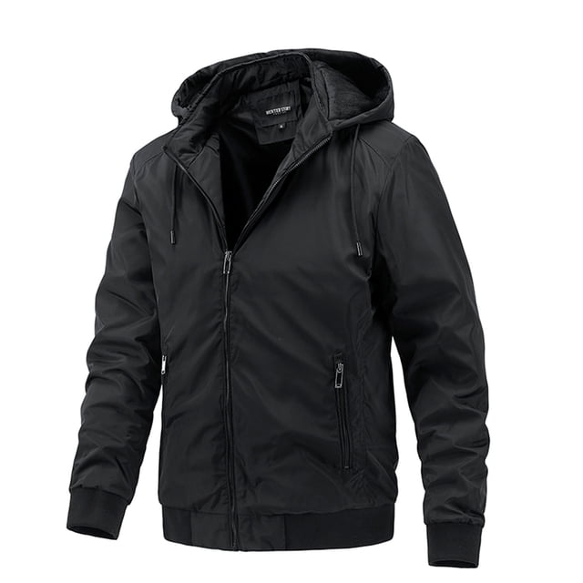 Styesk Vestes pour Hommes Veste Fine Décontractée Coupe-Vent à Capuche