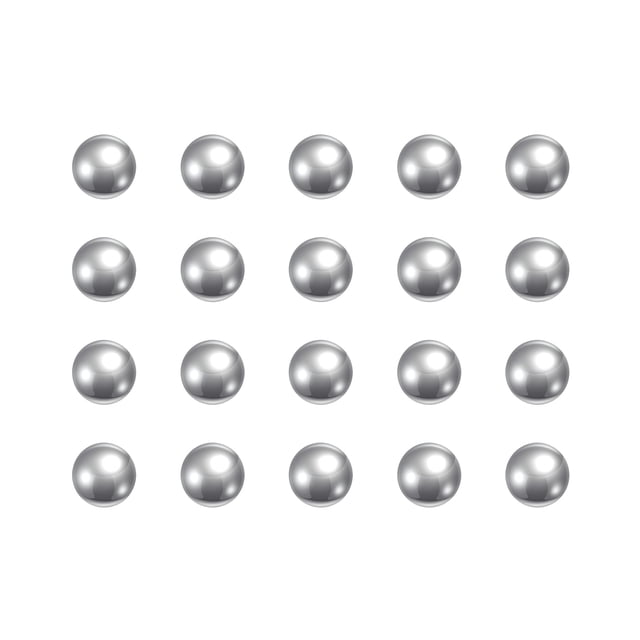 Unique Bargains Billes de Roulement en Acier Chromé 7/32 Pieds G5 Précision, Lot de 100
