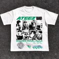 thumbnail image 3 of Retro Ateez Bad Graphic T-Shirt, Golden Hour Part 5 Unisex Tee, 3 of 7