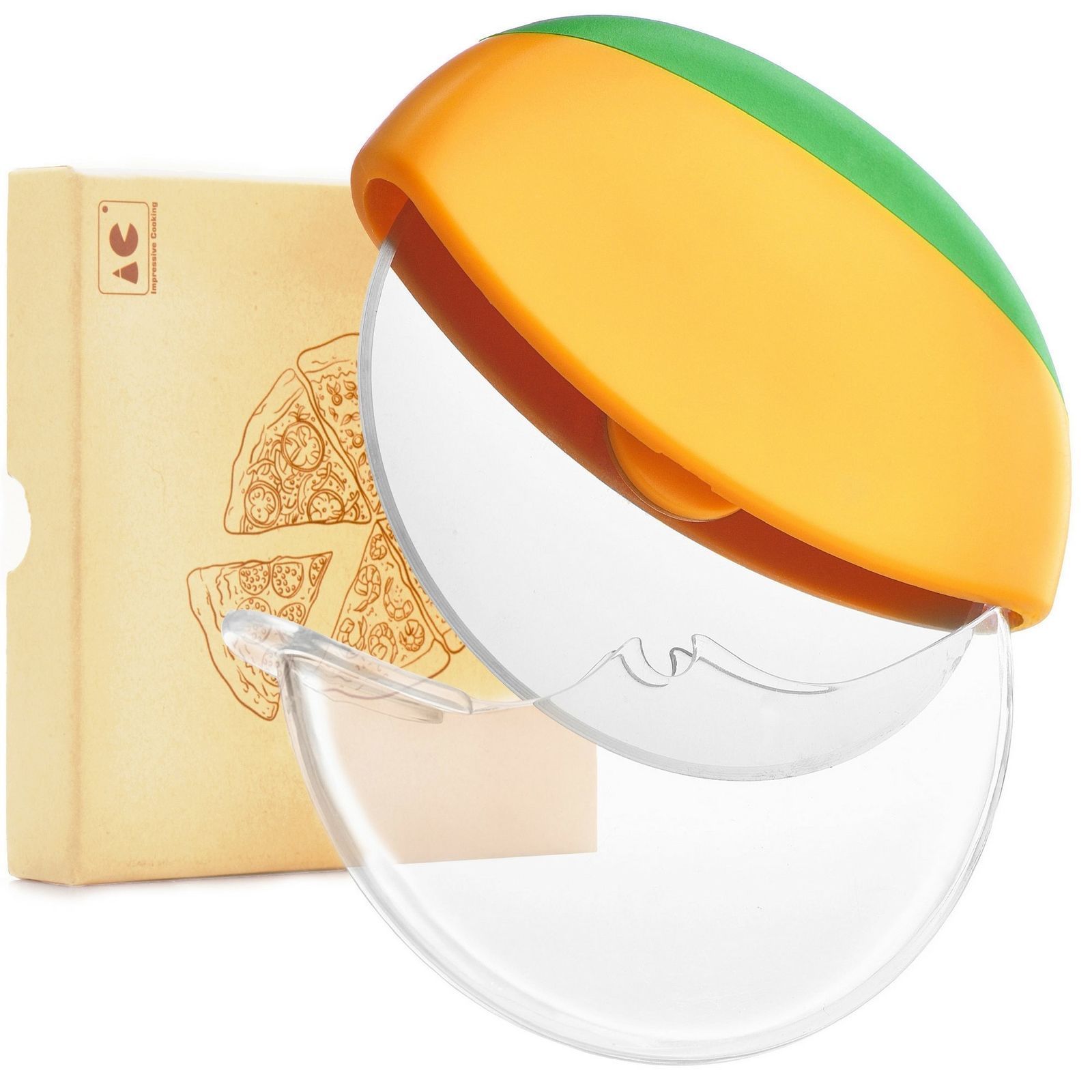 LIVEDITOR Pizza Cutter Wheel and Slicer Pizza Knife with Protective