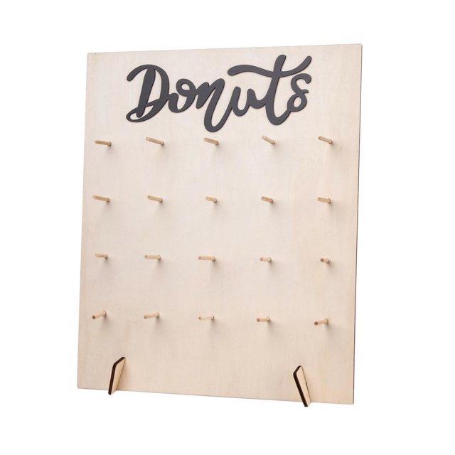 Soporte de exhibición de pared para de madera, soporte de tablero de 45x38cm Yuyangstore soporte de exhibición de rosquillas