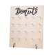 thumbnail image 1 of Soporte de pared para donuts para primera : tablero de soporte para donuts reutilizable para exhibir donuts, decoración para fiestas de crecimien , de 45x38cm Gloria soporte de exhibición de rosquillas, 1 of 9