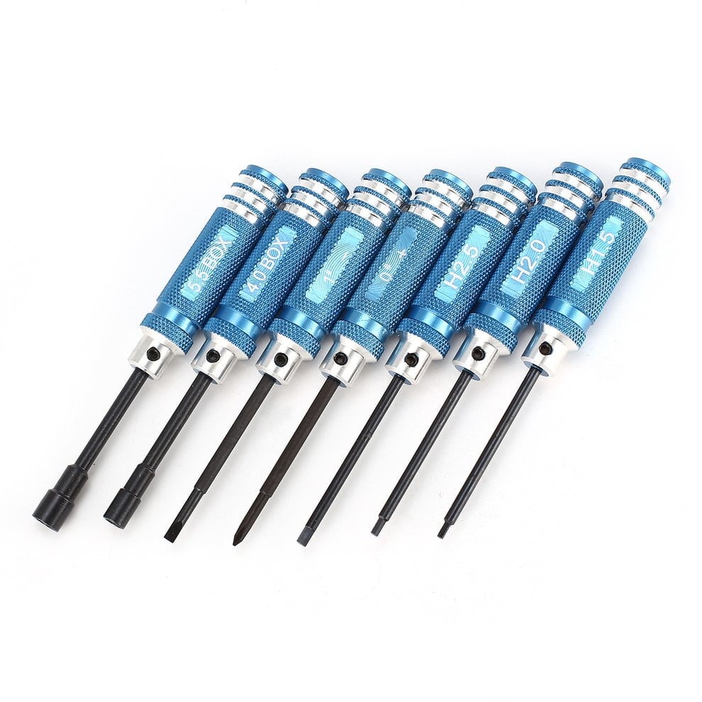 7pcs Hex Straight Cross Screwdriver Sleeve Tools Nut Wrench Kit For RC Model ` 