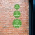 thumbnail image 3 of Circle Plus Trash Only Wall or Door Sign | Easy Installation | Business & Studio Signage -Small, 3 of 7