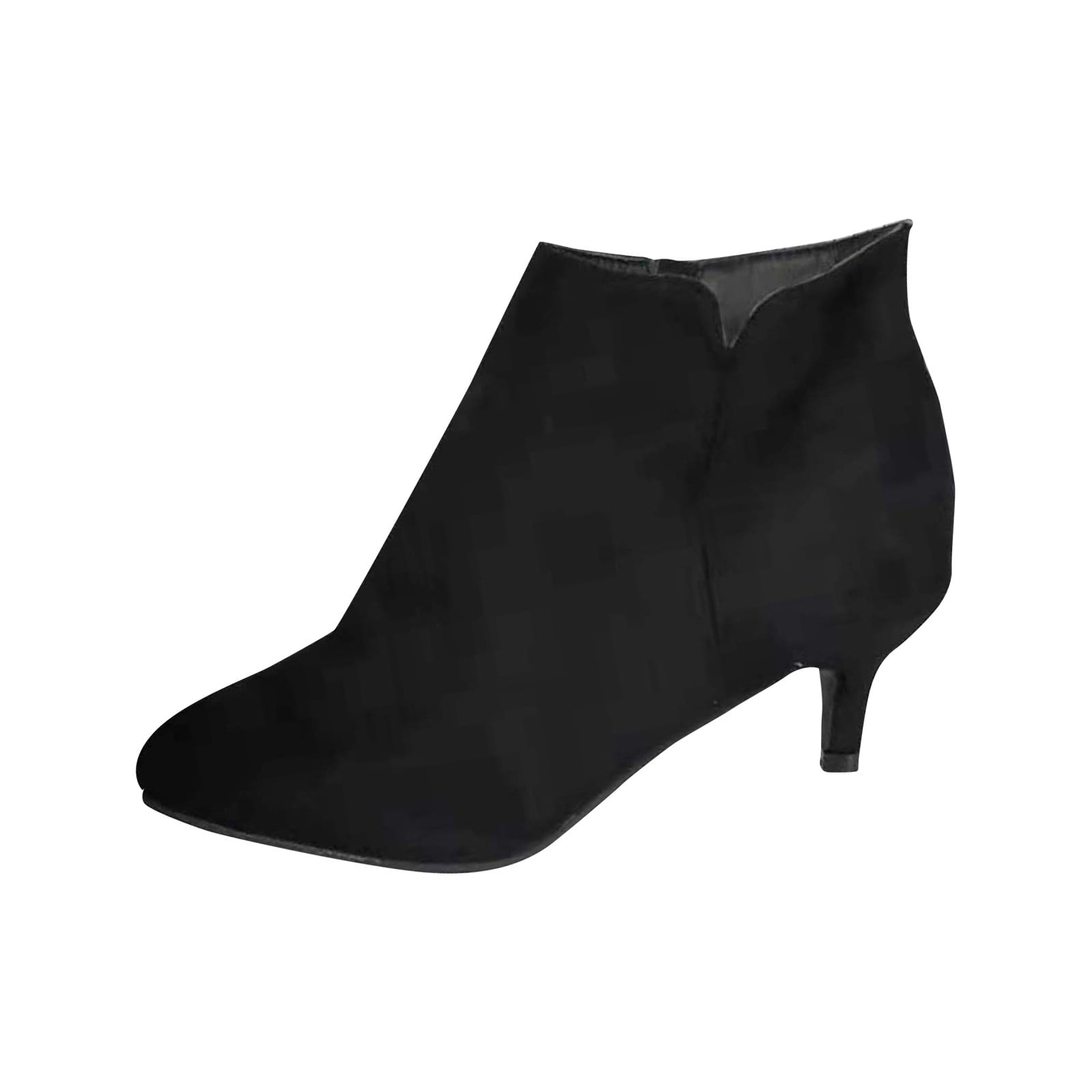 Marques Almeida Womens Flame Pointy Kitten Heel Ankle Boots Black Size 37 7