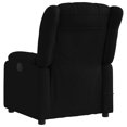 thumbnail image 2 of vidaXL Massage Recliner Chair Black Fabric, 2 of 5