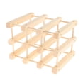 thumbnail image 2 of AMLESO Rack Bottle Storage Decor Dinning Table Decoration Holders Stands 3 Bottles 3 Layers, 2 of 8