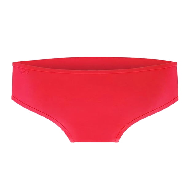 Bikini Sunnimix Mujeres bañadores Swim Trunks de Silicona rojo