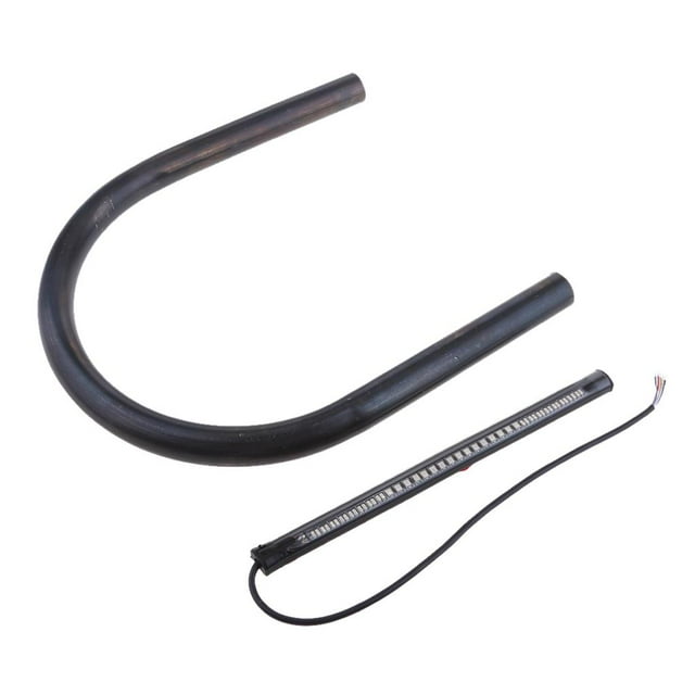 S SERENABLE Cafe Racer Rear End LED Seat Frame for - Flat 210mm