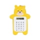 thumbnail image 2 of Calculadora mini Cute Bear, calculadora básica de mano alimentada por pilas para colegio y estudiantes, 2 of 3