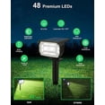 thumbnail image 3 of Lotmos Solar Spot Lights Outdoor, 6 Pack (Cool White), Solar Uplights for Trees, Solar Powered Spot Lights Outdoor, 3 of 7