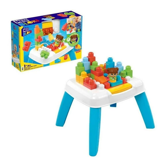 Juguete de Construcción Mega Bloks Preschool Mesa Construye y Derriba
