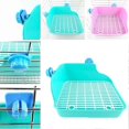 thumbnail image 2 of Blue Pet Toilet Litter Box Toilet House Corner Litter Box Rabbit Litter Box Toilet Pet Toilet, 2 of 5