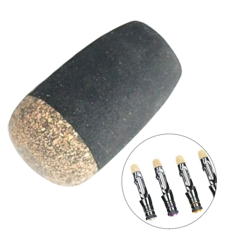 Fishing Rod Plug End Rubber Cork for Traveling Fresh Water Fishing Pole Grip  Quantity 3 