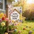 thumbnail image 4 of ddioayh Garden Flag Easter Bunny Egg Printed Outdoor Holiday Decoration Weather Resistant Standard Size For Yard Patio Entryway, 4 of 6