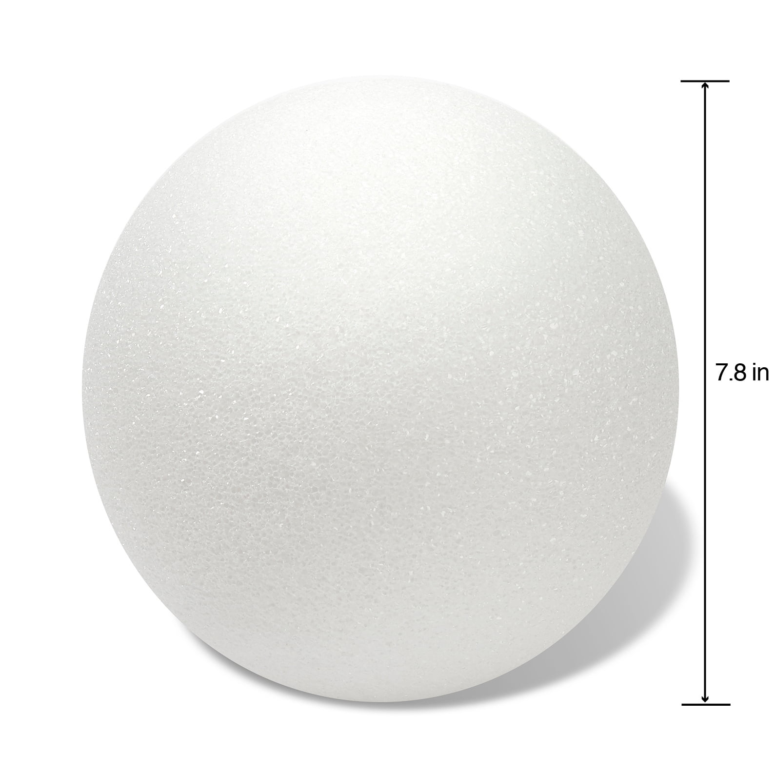 6 Styrofoam Balls, 2.8 Inch MRCL 