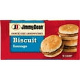 Jimmy Dean Sausage Biscuit Snack Size Sandwiches, 17 oz, 10 Ct (Frozen