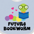 thumbnail image 4 of Inktastic Future Bookworm Boys or Girls Baby Bib, 4 of 4